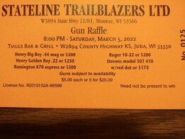 Stateline Trailblazers Gun Raffle  